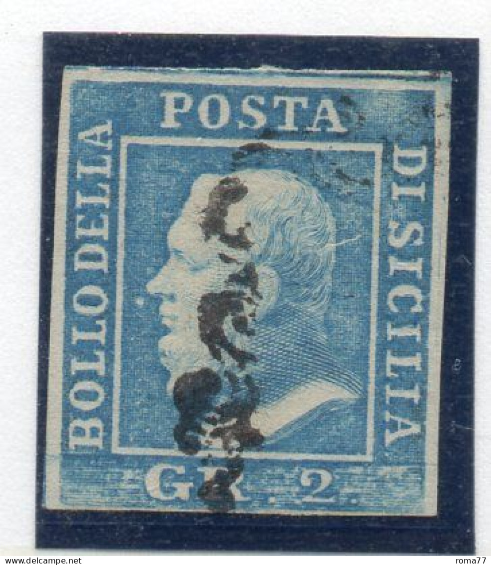 ASI418 - SICILIA, 2 Grana N. 7 Pos 35. CAFFAZ - Sicilia