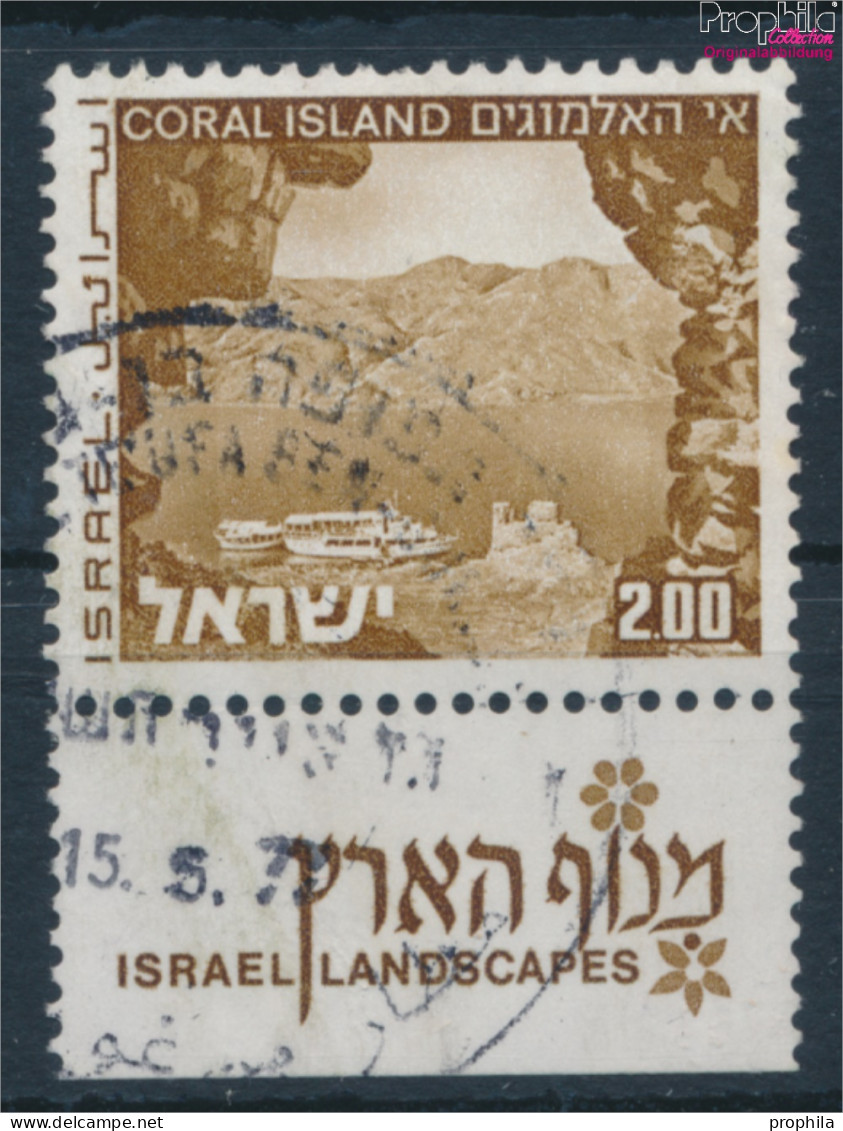 Israel 536y I Mit Tab Gestempelt 1971 Landschaften (10252270 - Used Stamps (with Tabs)