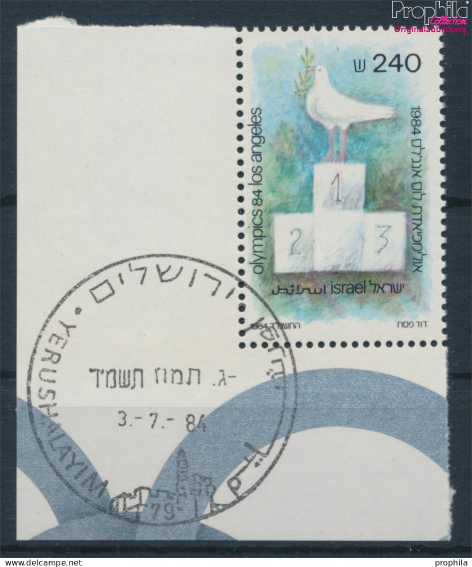 Israel 969 (kompl.Ausg.) Gestempelt 1984 Olympische Sommerspiele 84 (10252087 - Oblitérés (sans Tabs)