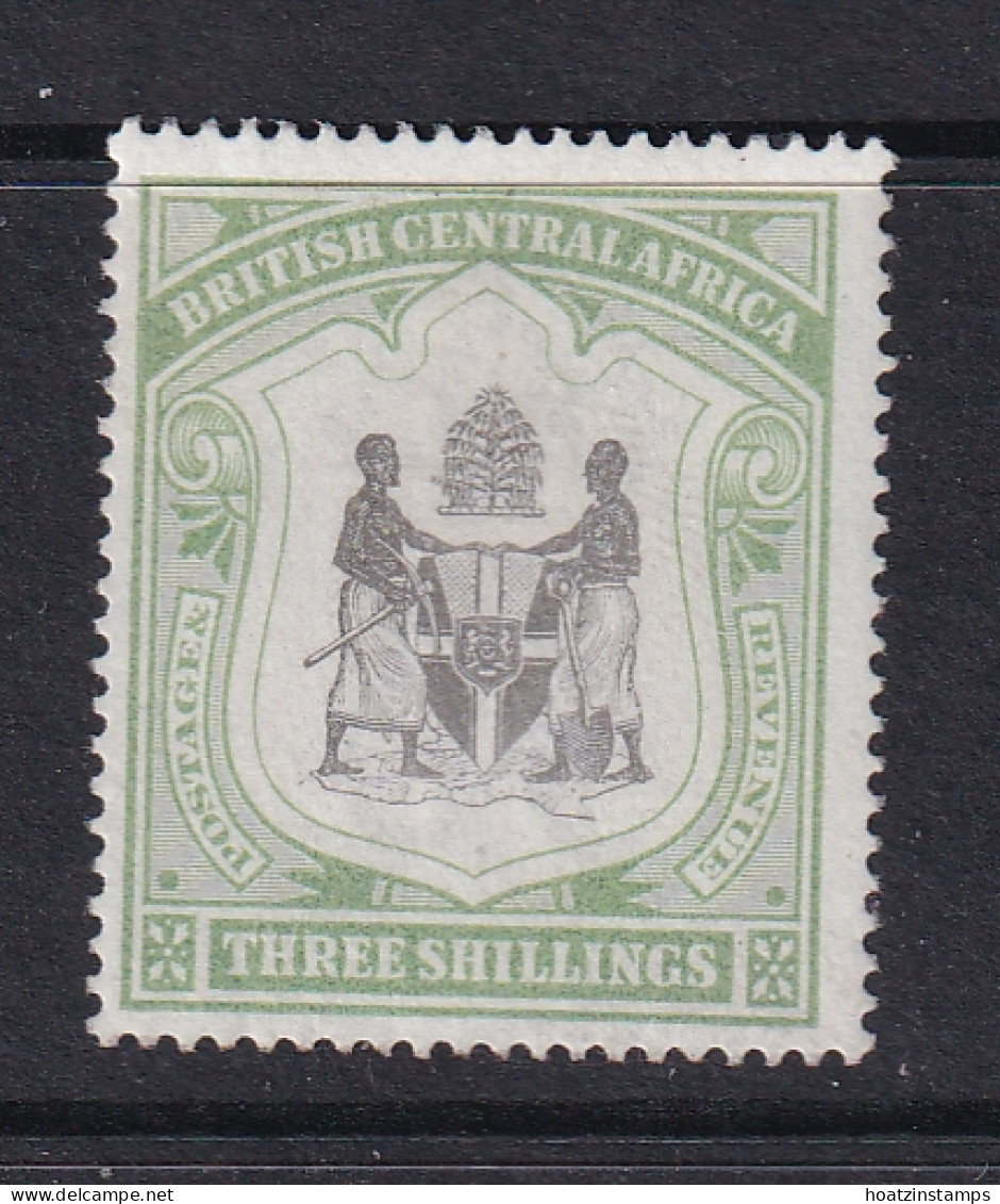 British Central Africa: 1897/1900   Arms    SG49    3/-    MH - Nyassaland (1907-1953)