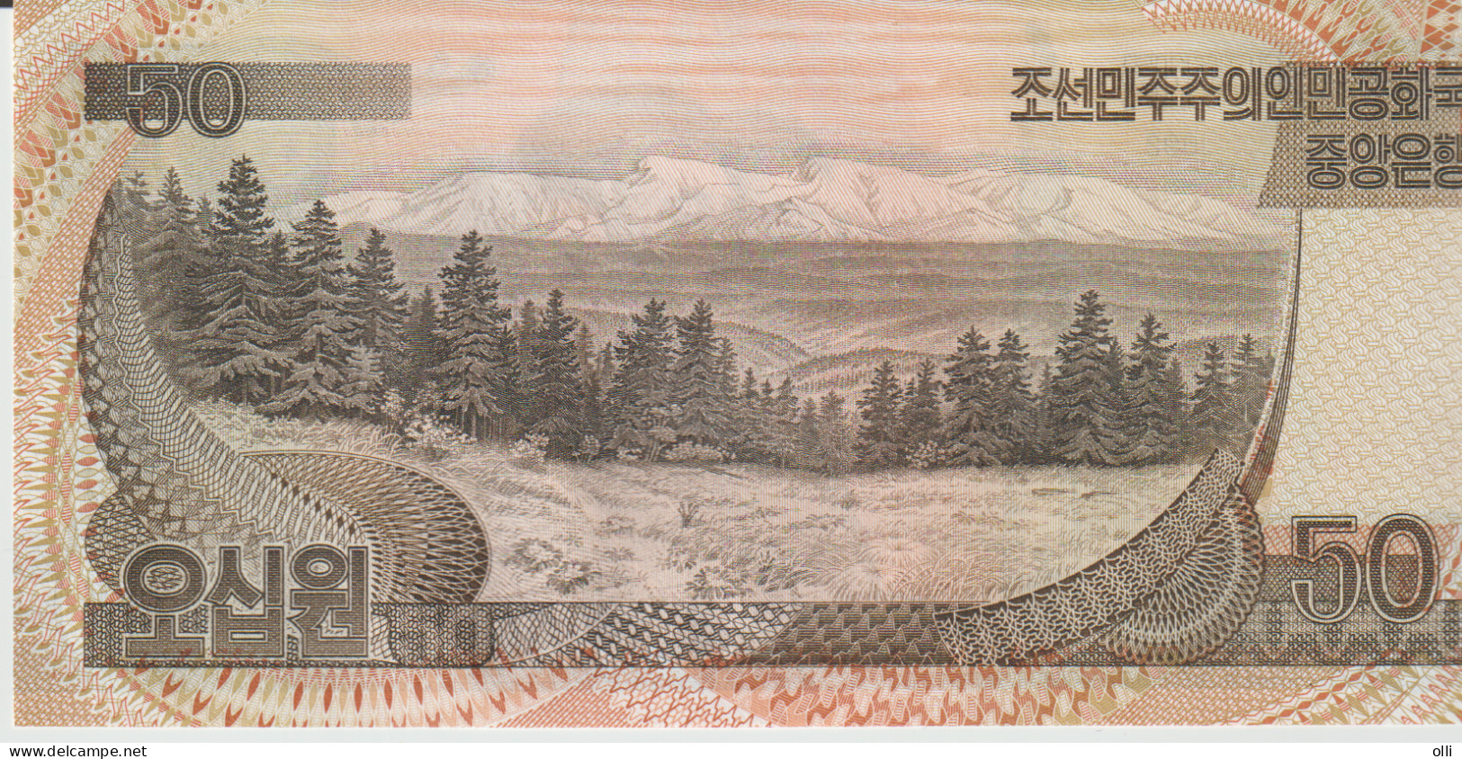 10st. Korea North - 50 Won 1992 UNC - Corée Du Nord