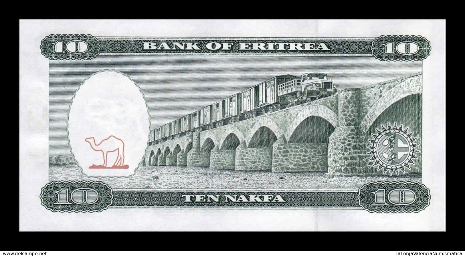 Eritrea 10 Nakfa 1997 Pick 3 Sc Unc - Eritrea