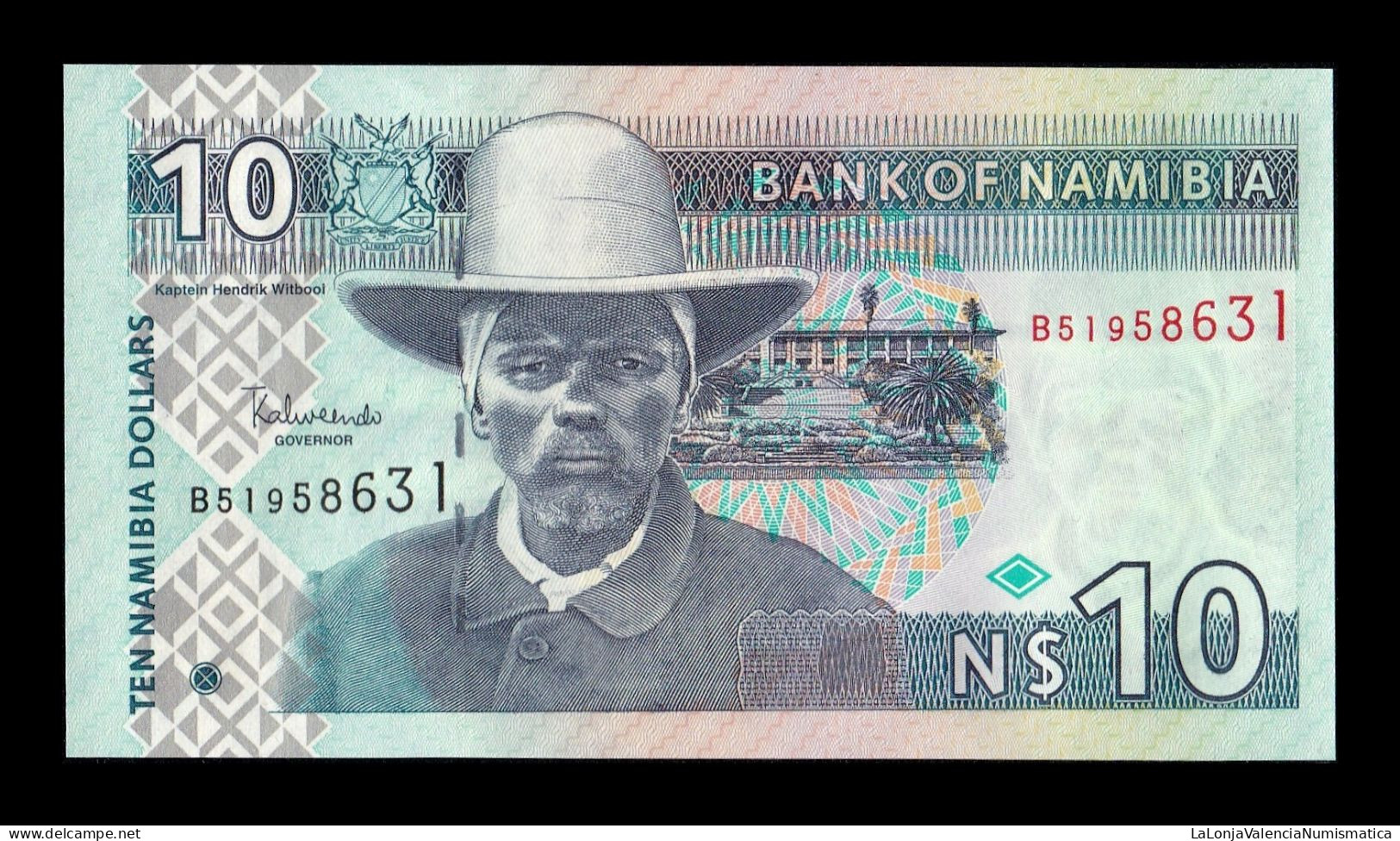 Namibia 10 Dollars 2001 Pick 4c Sc Unc - Namibia