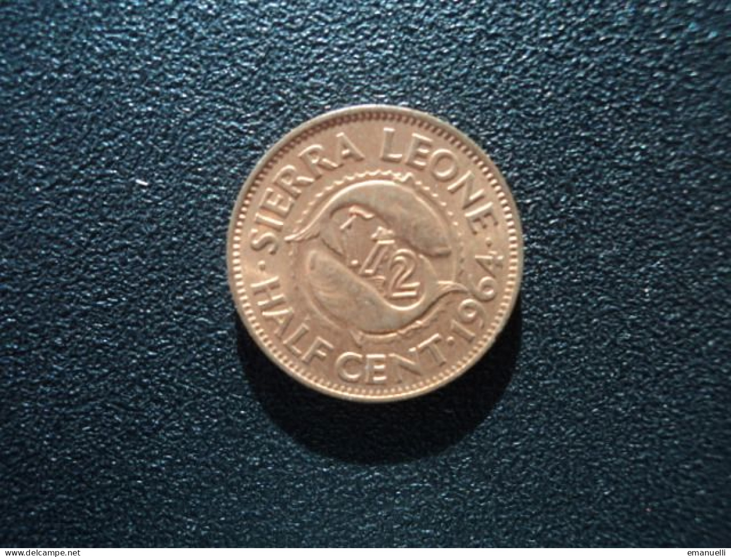 SIERRA LEONE : 1/2 CENT   1964   KM 16     SUP+ - Sierra Leone