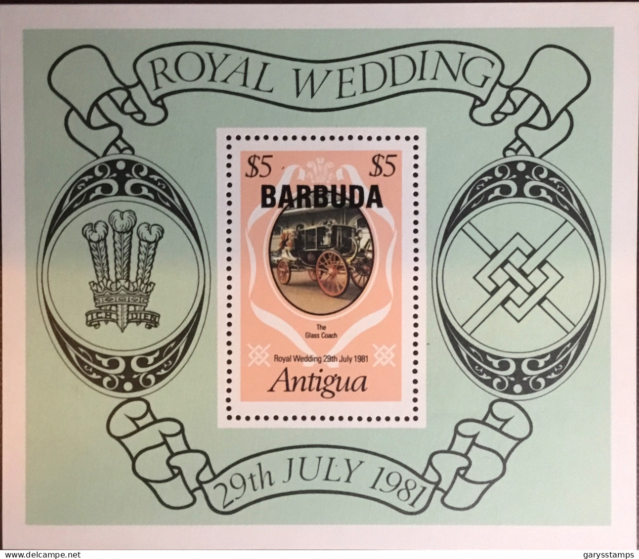 Barbuda 1981 Royal Wedding Minisheet MNH - Barbuda (...-1981)