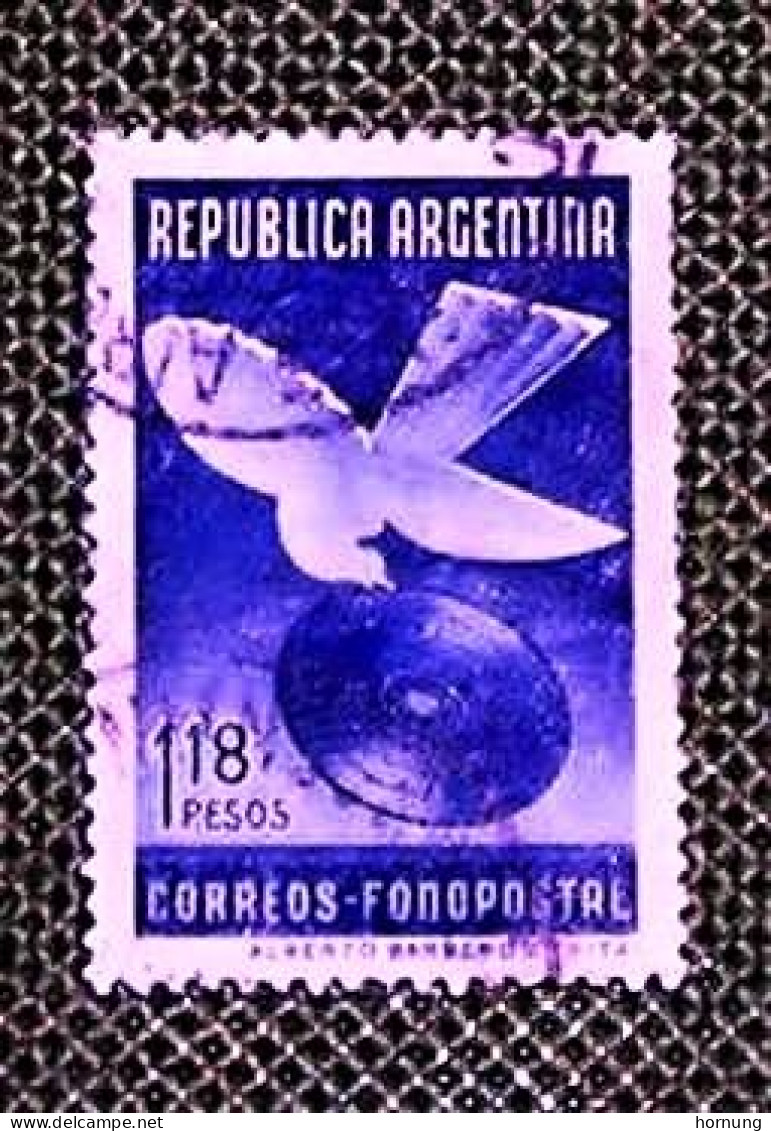 Argentina,1939,CORREOS FONOPOSTAL,used.(Colour Blackblue), Michel # 447 - Gebraucht