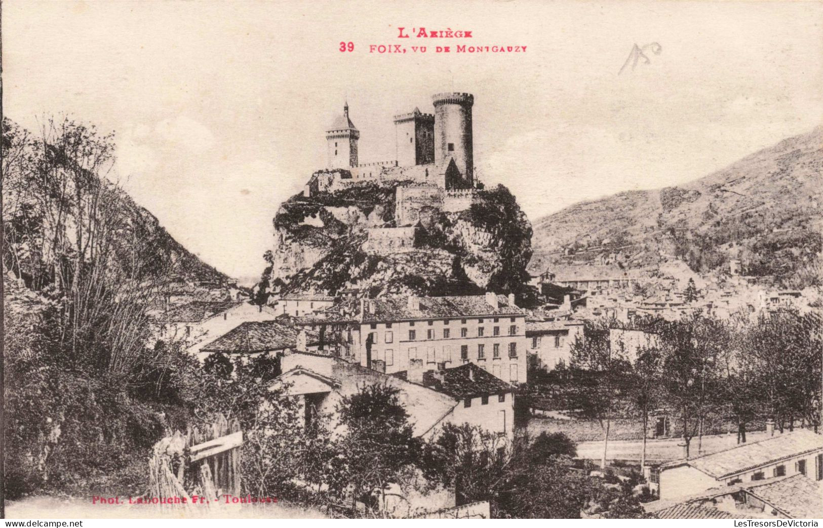 FRANCE - Ariège - Foix - Vu De Montgauzy - Carte Postale Ancienne - Foix