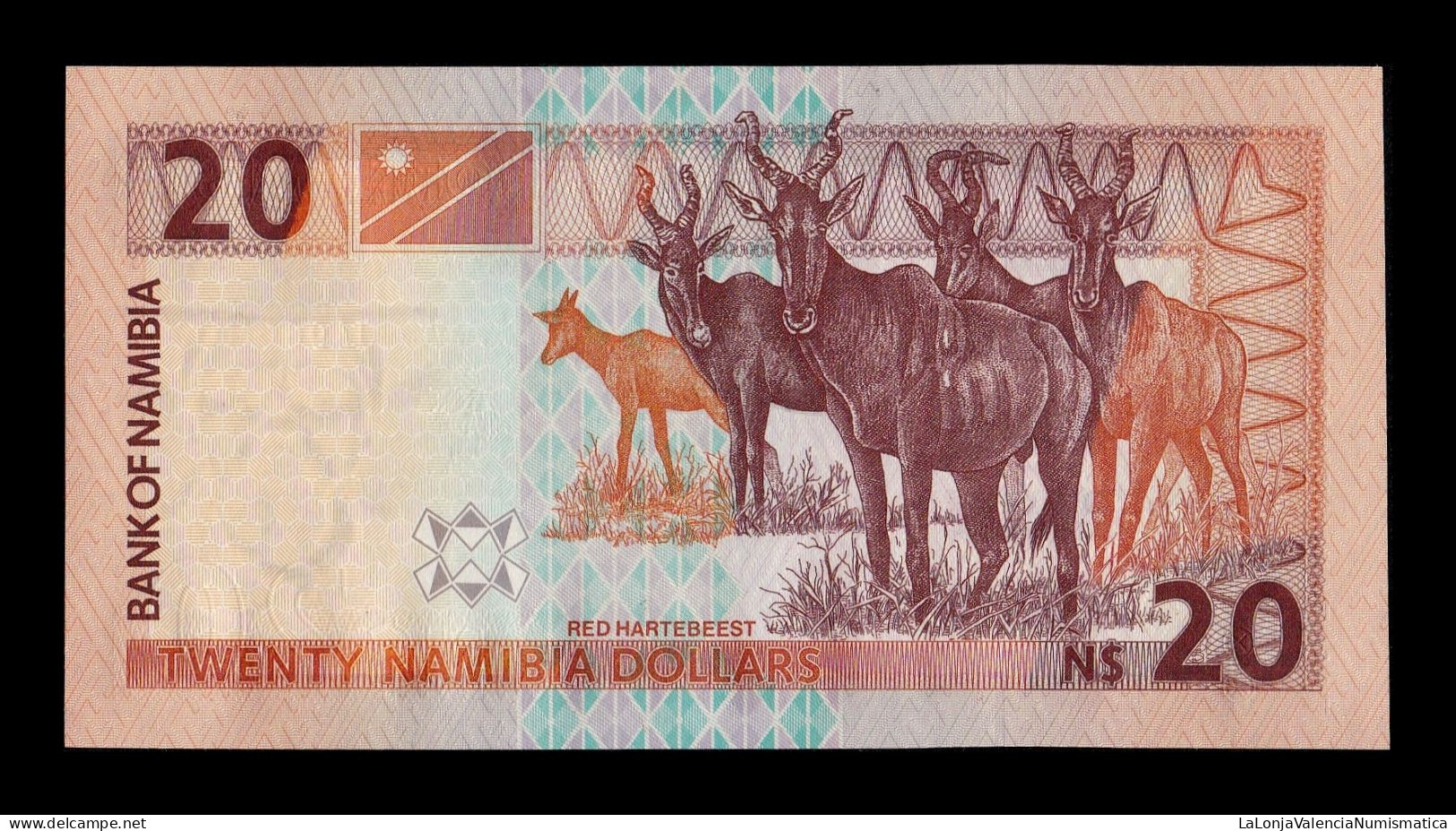 Namibia 20 Dollars 2002 Pick 6b Sc Unc - Namibia