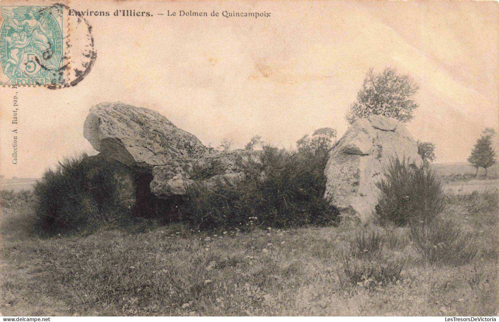 FRANCE - Illers - Environs De Illers - Le Dolmen De Quincampoix - Carte Postale Ancienne - Illiers-Combray