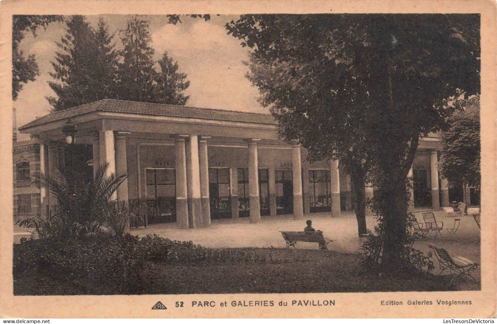 PHOTOGRAPHIE - Parc Et Galeries Du Pavillon - Carte Postale Ancienne - Fotografie