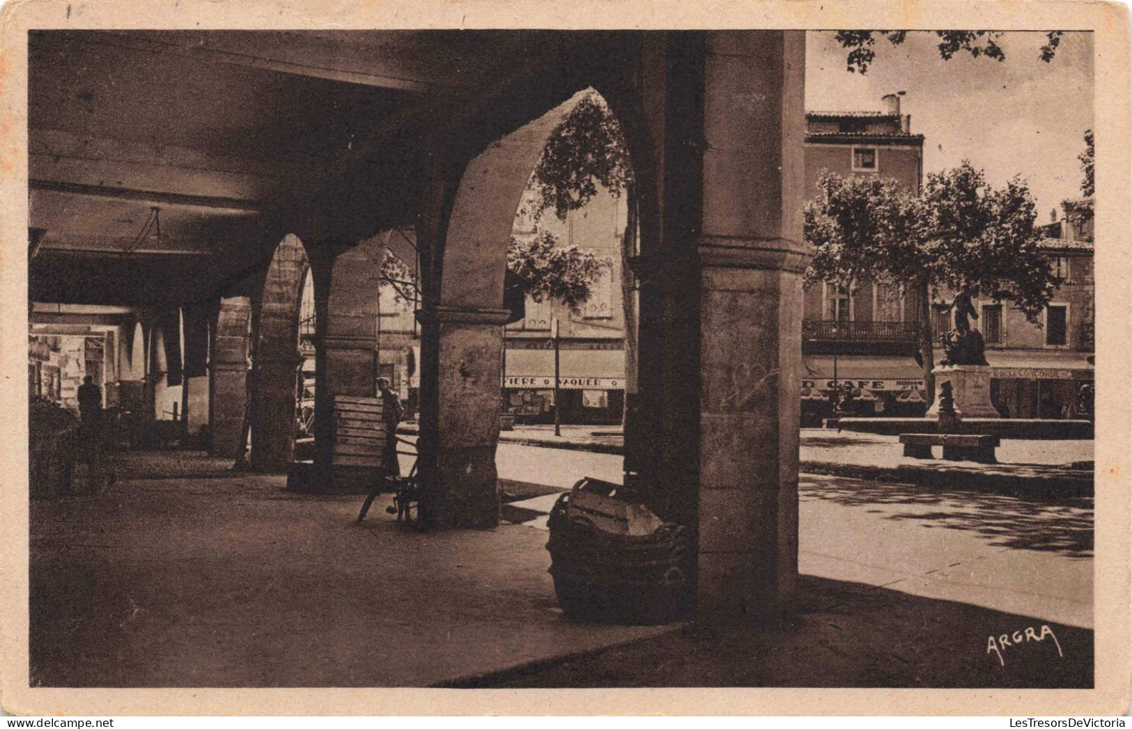 FRANCE - Limoux - Place De La République - Carte Postale Ancienne - Limoux