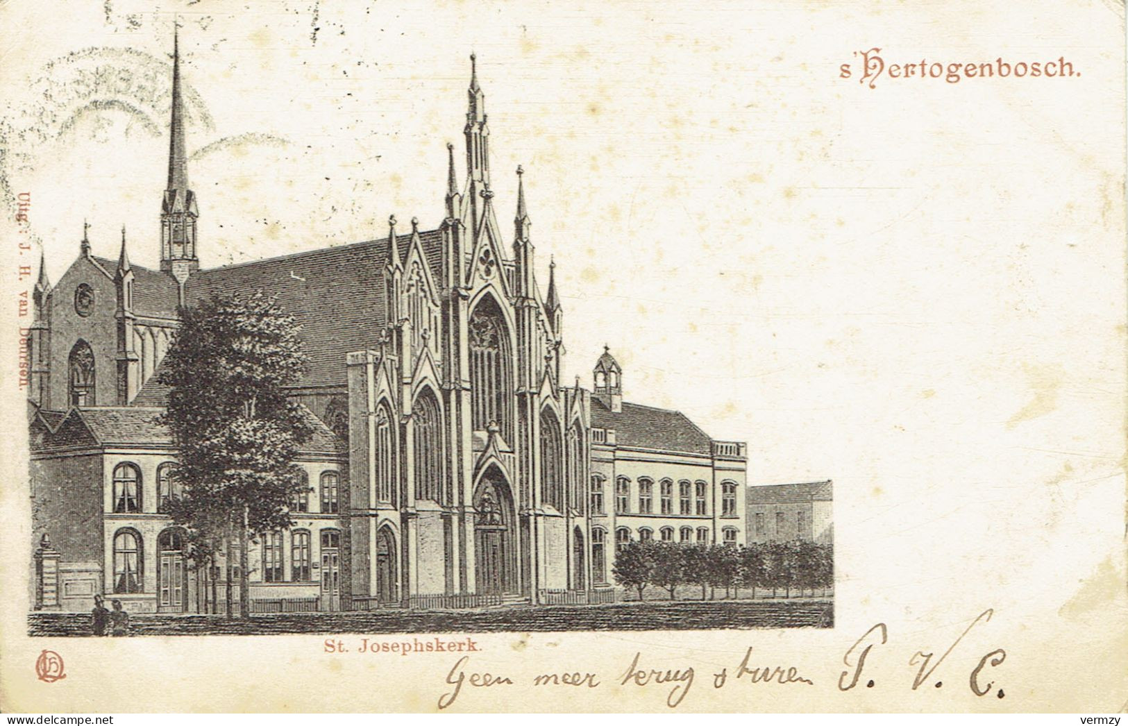 CPA  's-HERTOGENBOSCH : St. Josephskerk - 's-Hertogenbosch