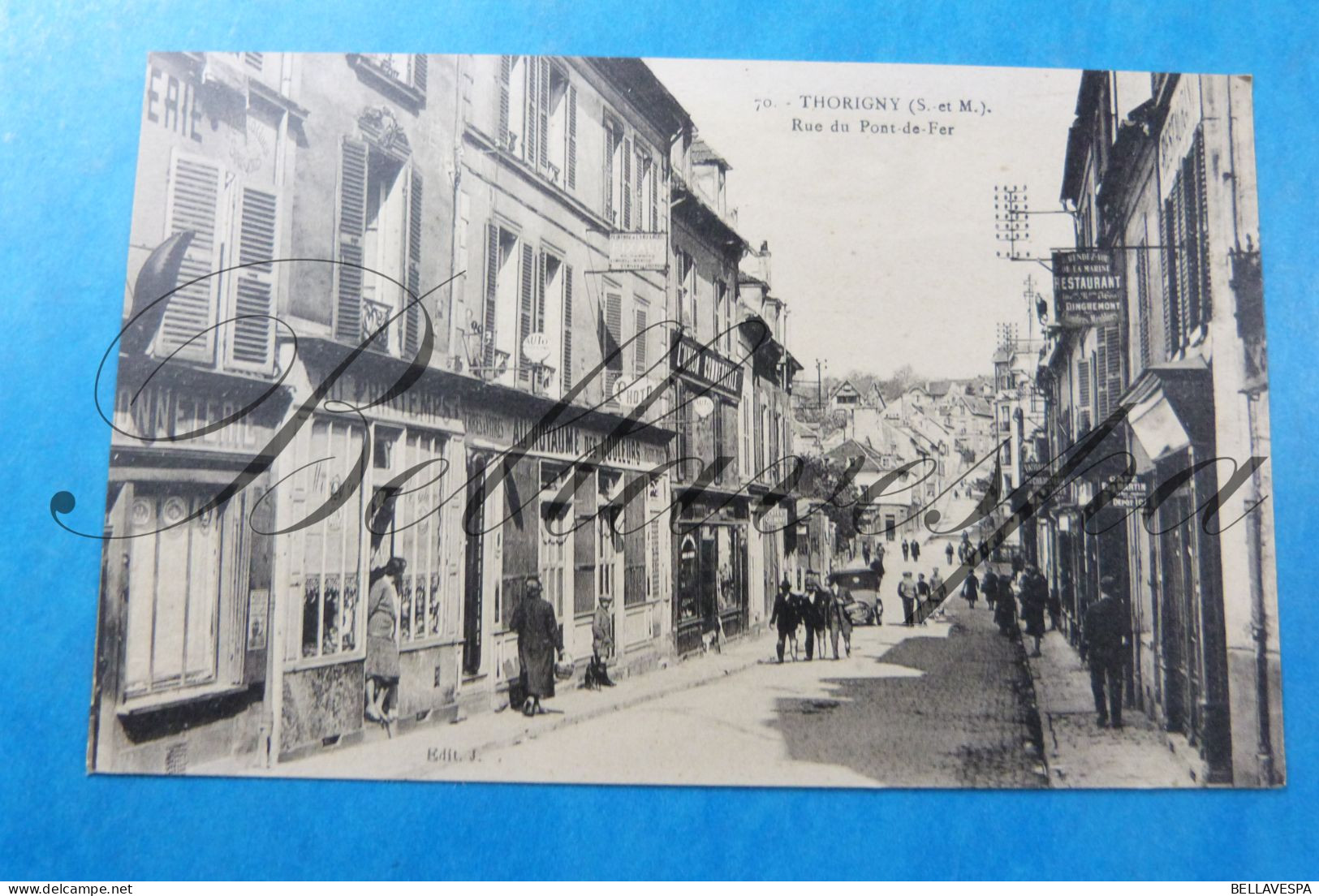 Thorigny Rue Du Pont-de-Fer  Au Printemps-Au Royaume Des Couleurs Photo-L'Union Commerciale-Cafe Martion..D77 - Shopkeepers