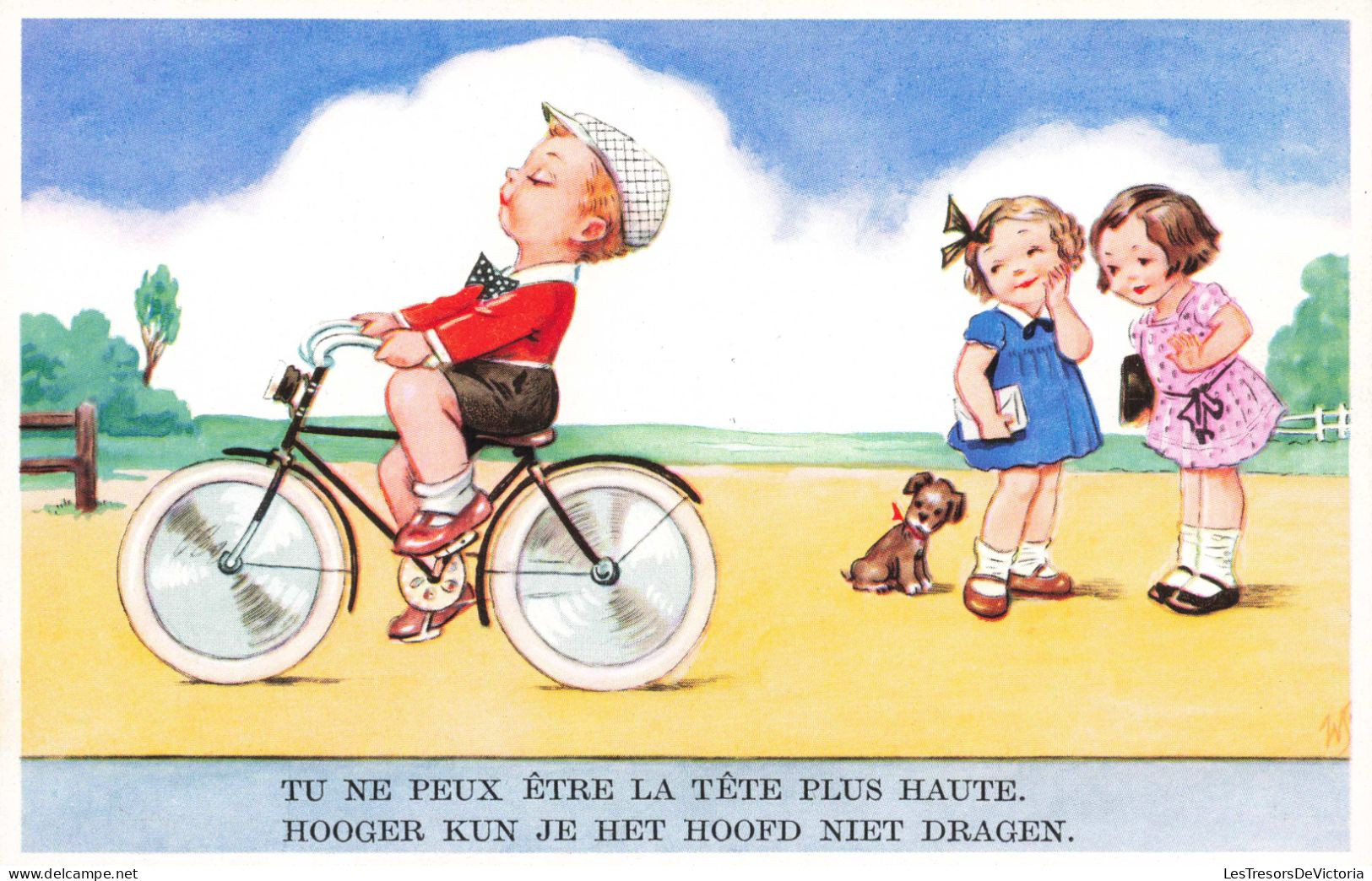 ILLUSTRATEUR NON SIGNE - Tu Ne Peux Pas être La Tête La Plus Haute - Carte Postale Ancienne - 1900-1949