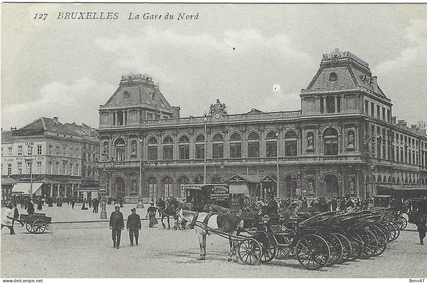 Bruxelles La Gare Du Nord   -pas Envoyé - Chemins De Fer, Gares