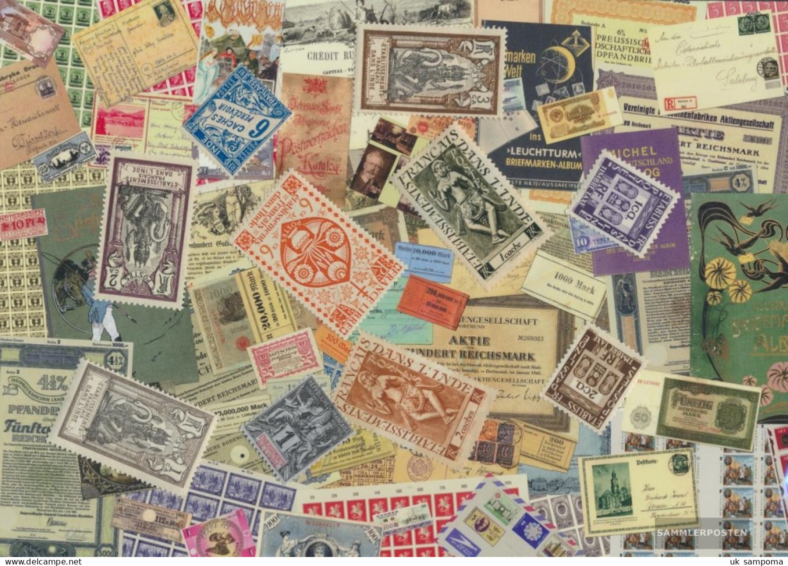 French-India 10 Various Stamps - Autres & Non Classés