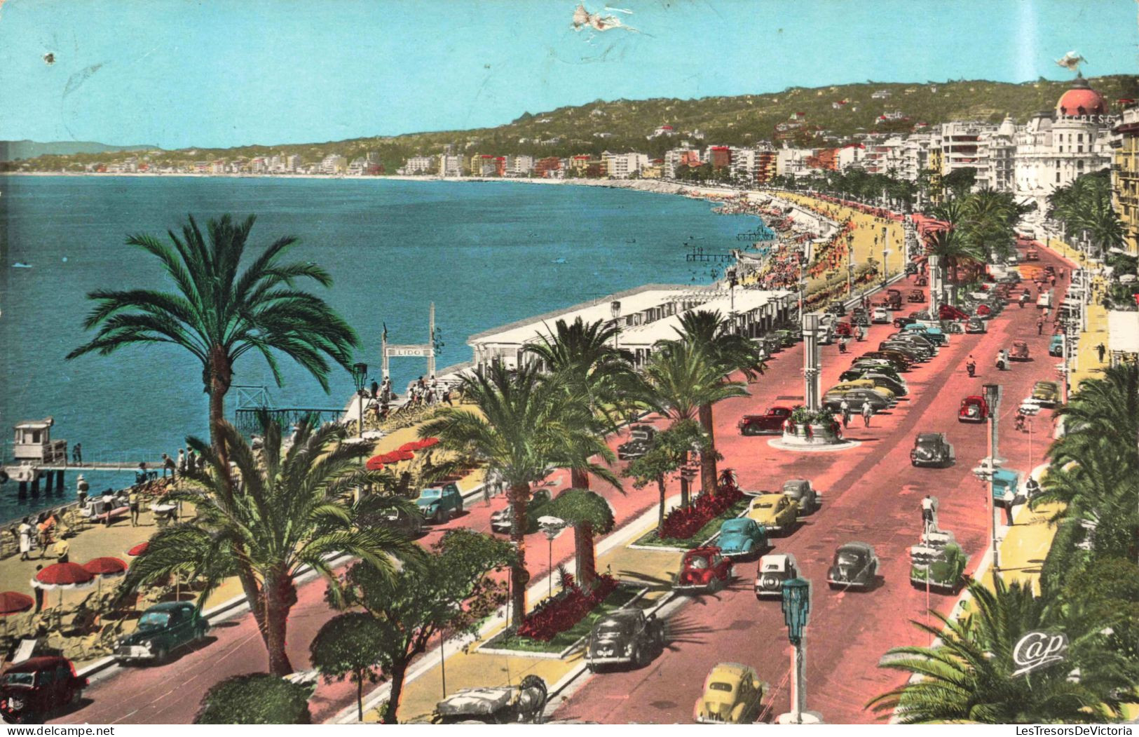 FRANCE - Nice - La Promenade Des Anglais Et La Baie Des Anges - Colorisé  - Carte Postale - Parken En Tuinen