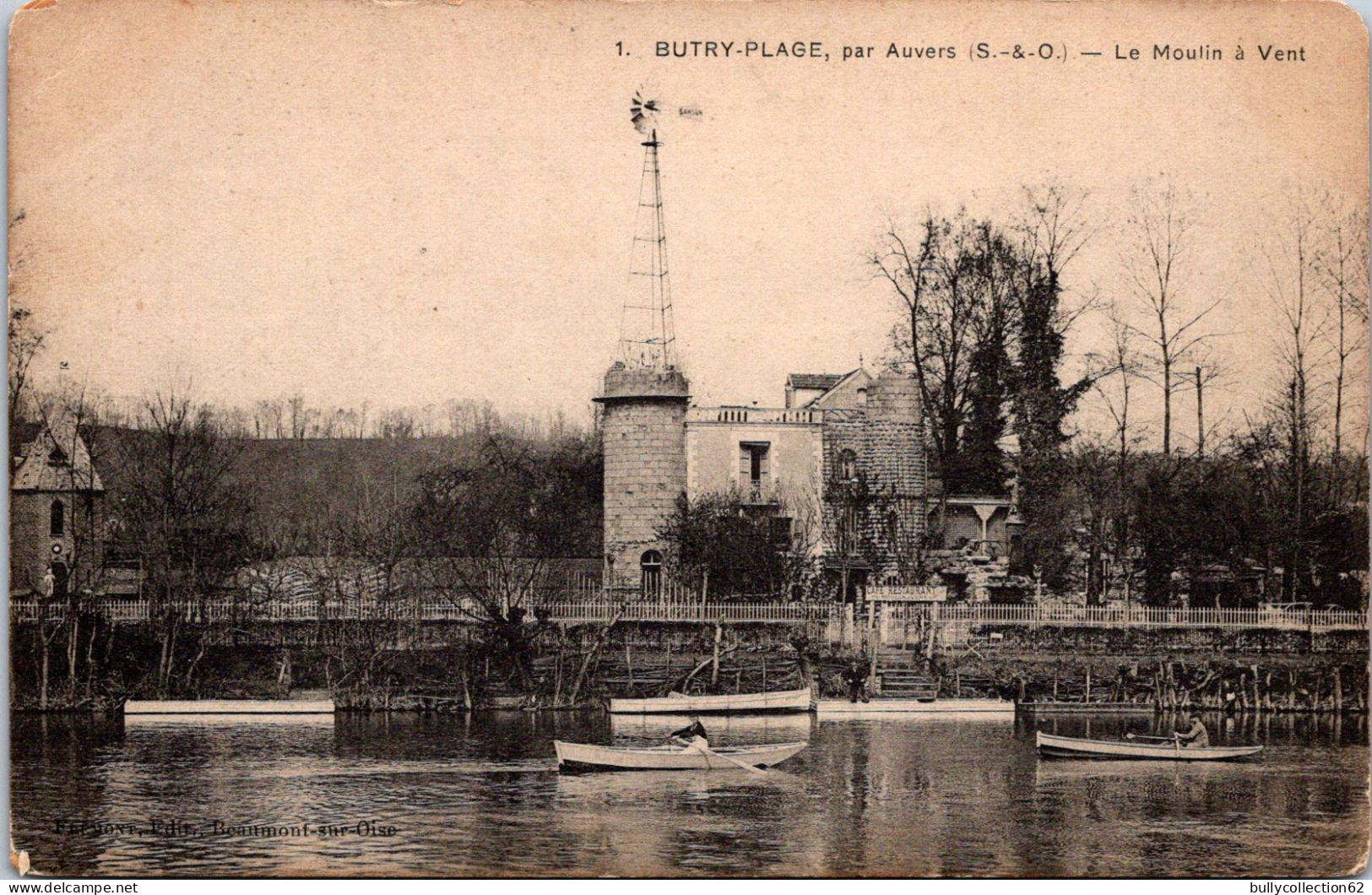 CPA  -   BUTRY   -   Le Moulin à Vent   (éolienne) - Butry