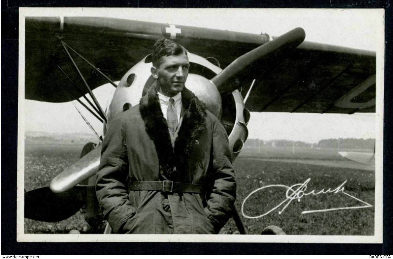 SUISSE - 1er LIEUTENANT ALFRED COMTE - 1923 & 1940  -  RCPA 11 - Flieger