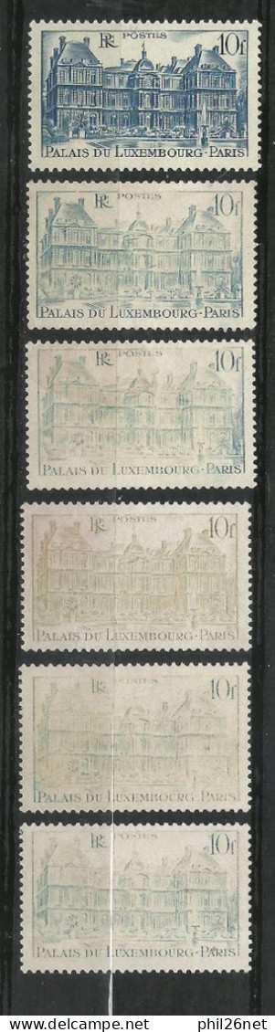 France N°760 Impressions Dégradées X 5 Neufs  ( * ) B/TB   Avec Timbre Type Sur Les Scans Pour Comparer  Soldé ! ! ! - Unused Stamps