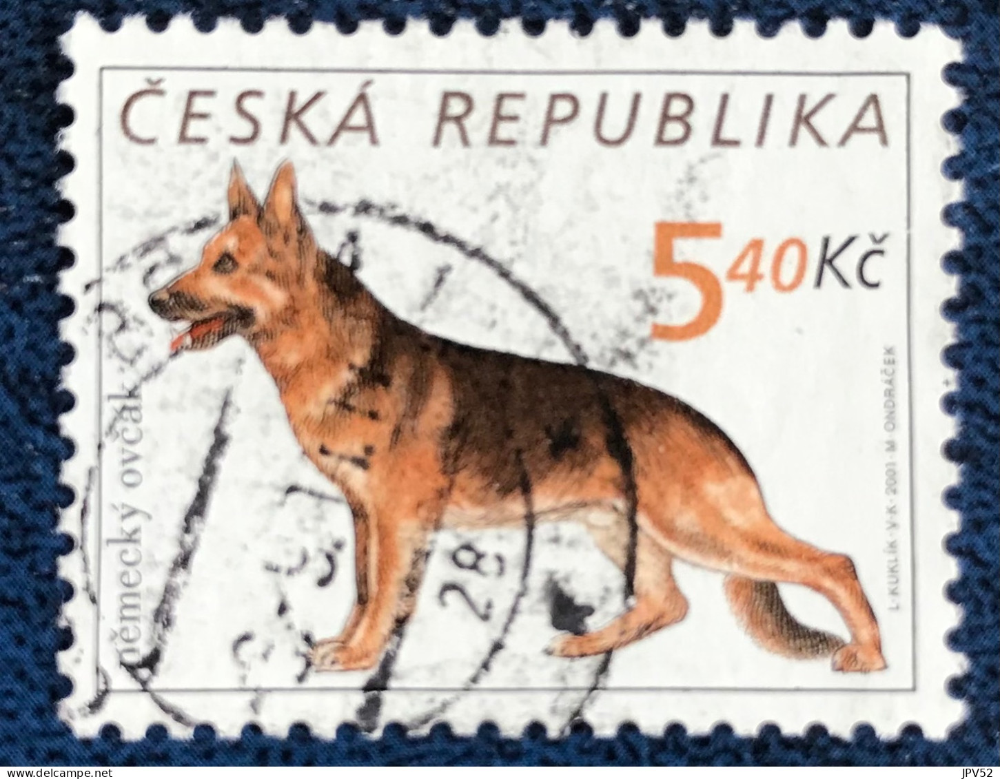 Ceska Republika - Tsjechië - C14/28 - 2001 - (°)used - Michel 295 - Honden - Gebruikt