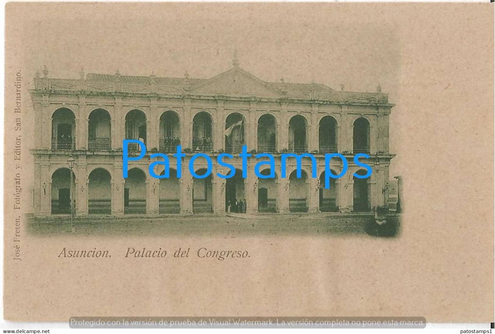 216084 PARAGUAY ASUNCION PALACIO DEL CONGRESO POSTAL POSTCARD - Paraguay