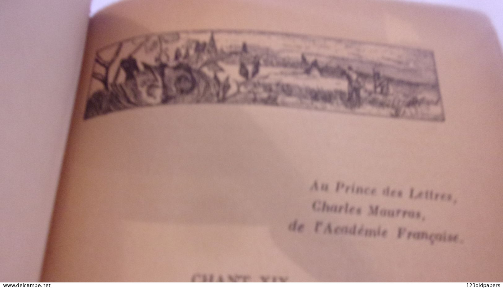 EO 1939 Le Prince des Baux Floret Jean-Marie PROVENCE  POEME POESIE MISTRAL BOUCHES DU RHONE