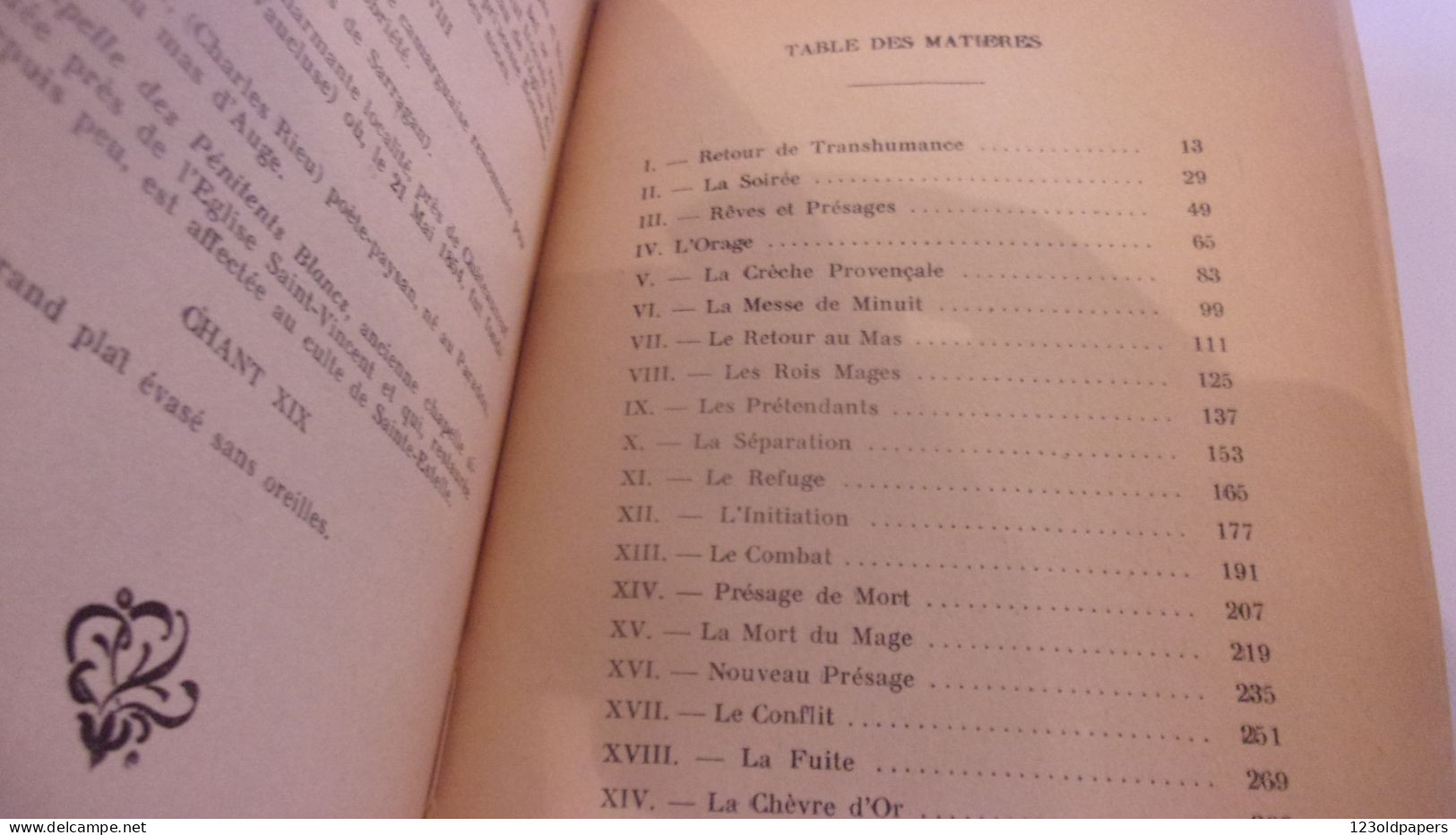 EO 1939 Le Prince des Baux Floret Jean-Marie PROVENCE  POEME POESIE MISTRAL BOUCHES DU RHONE