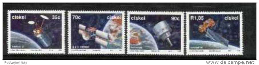 CISKEI, 1992, MNH Stamp(s), Satellites,  Nr(s).  215-218 - Ciskei