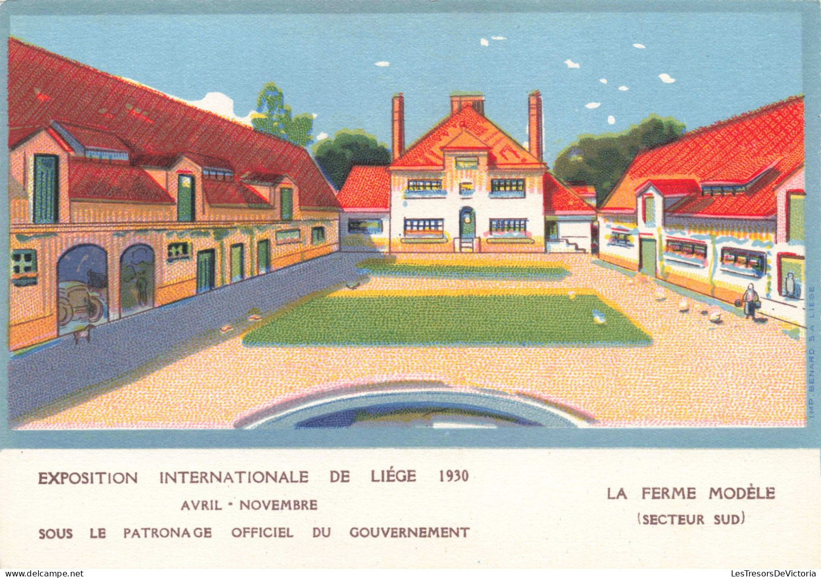 BELGIQUE - Liège - La Ferme Modèle - Colorisé - Carte Postale Ancienne - Liege