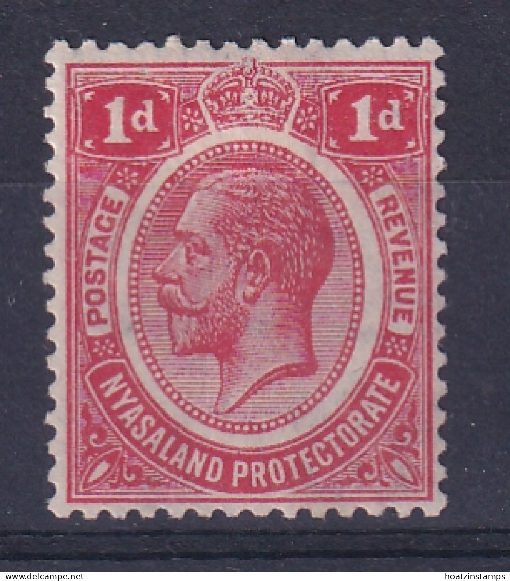 Nyasaland: 1921/33   KGV     SG101    1d     MH - Nyassaland (1907-1953)