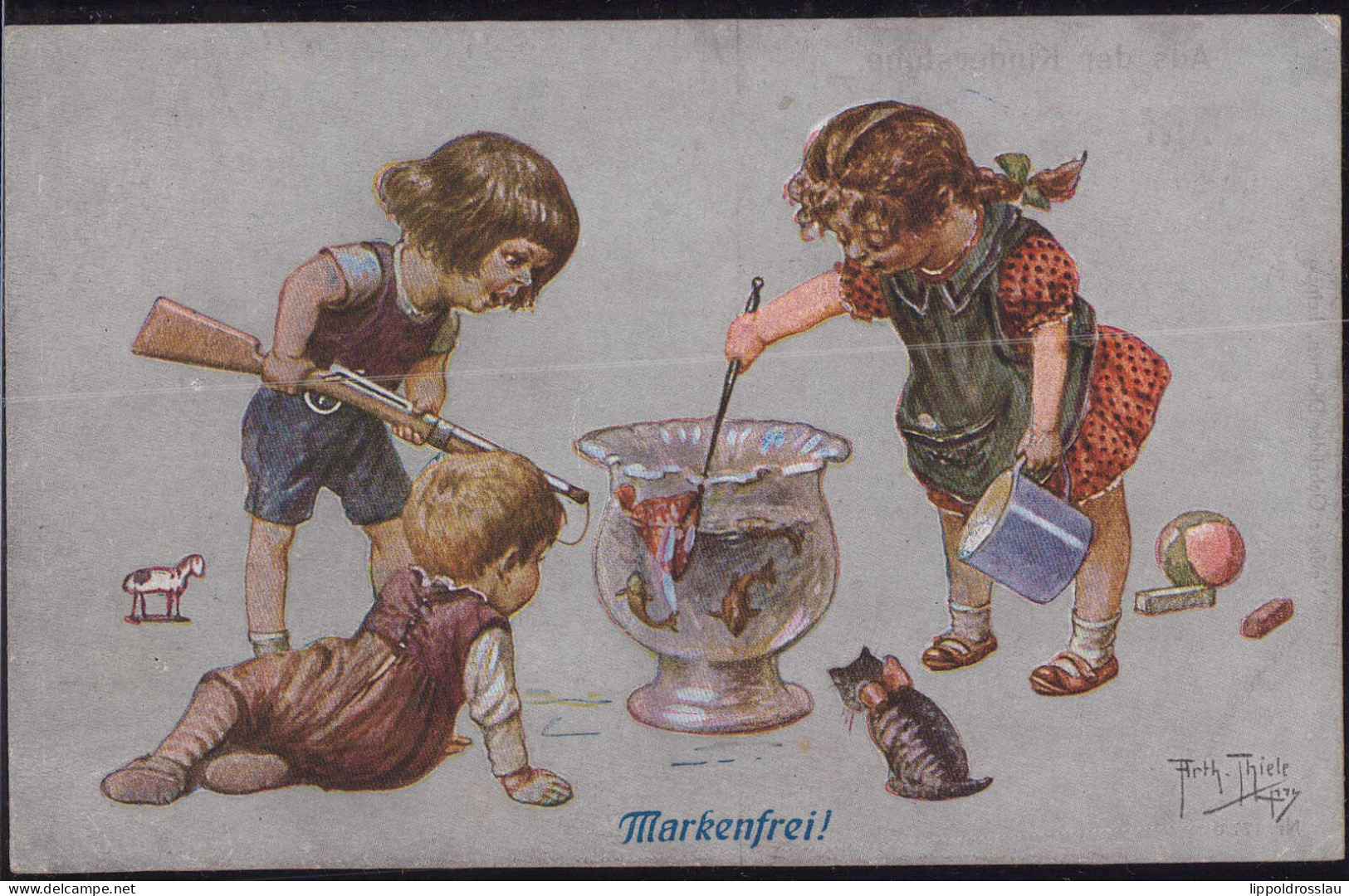 * Aus Der Kinderstube, Markenfrei Sign. A. Thiele - Thiele, Arthur