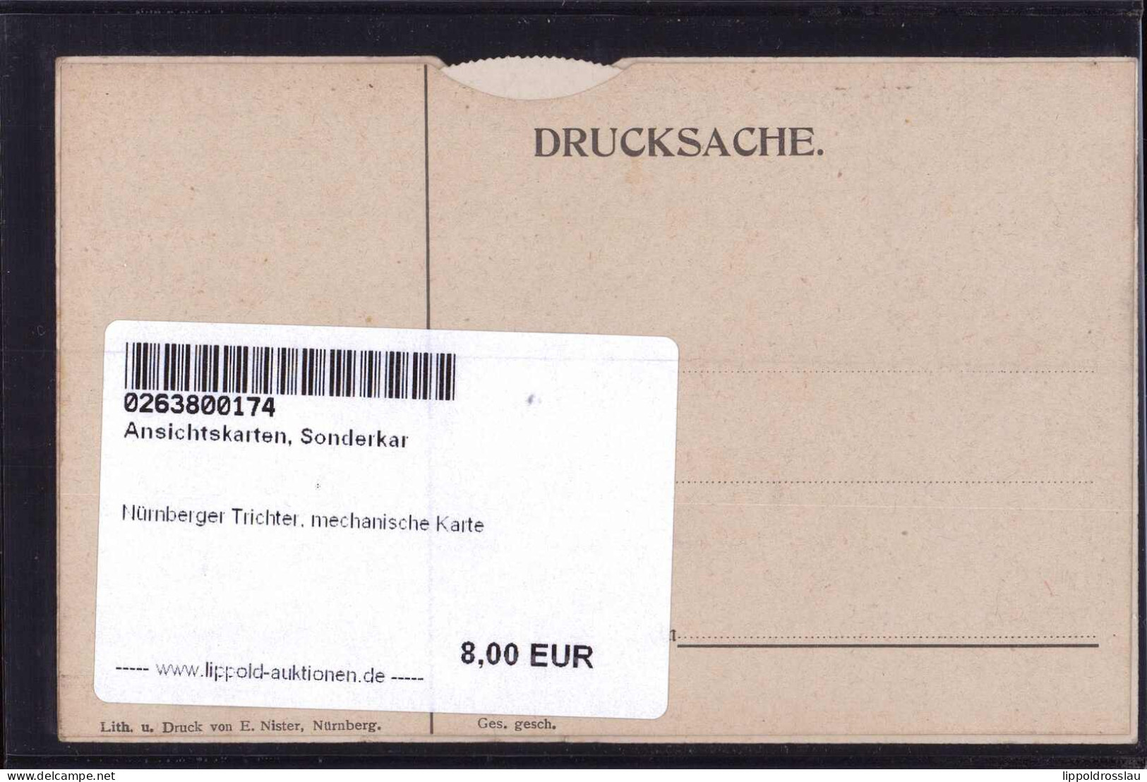 * Nürnberger Trichter, Mechanische Karte - Zonder Classificatie