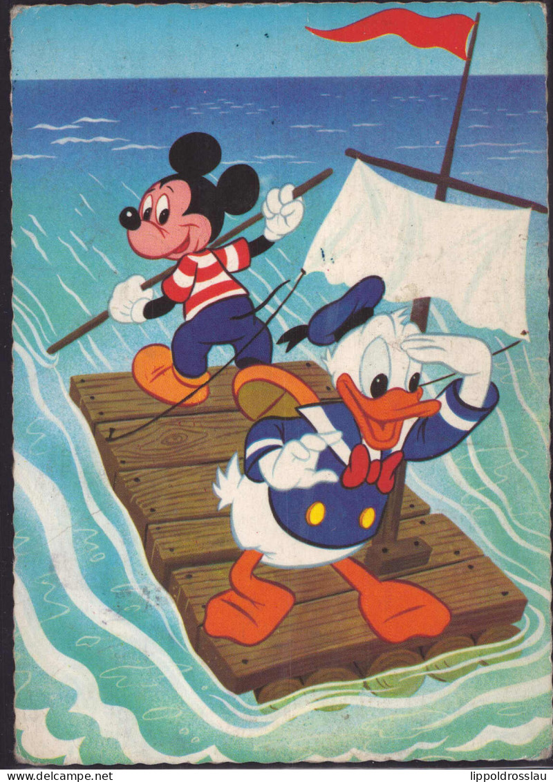 Gest. Micky Mouse, Briefmarke Entfernt, Etwas Best. - Autres & Non Classés