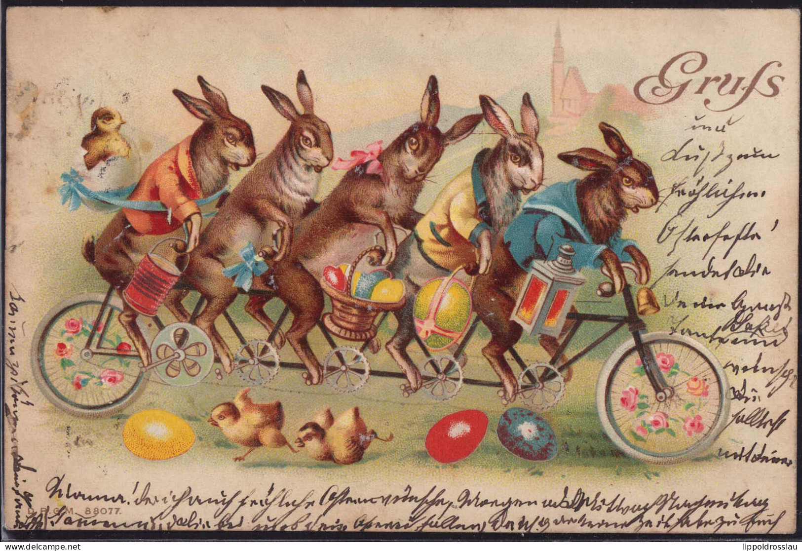 Gest. Ostern Hasen 1901 - Pascua