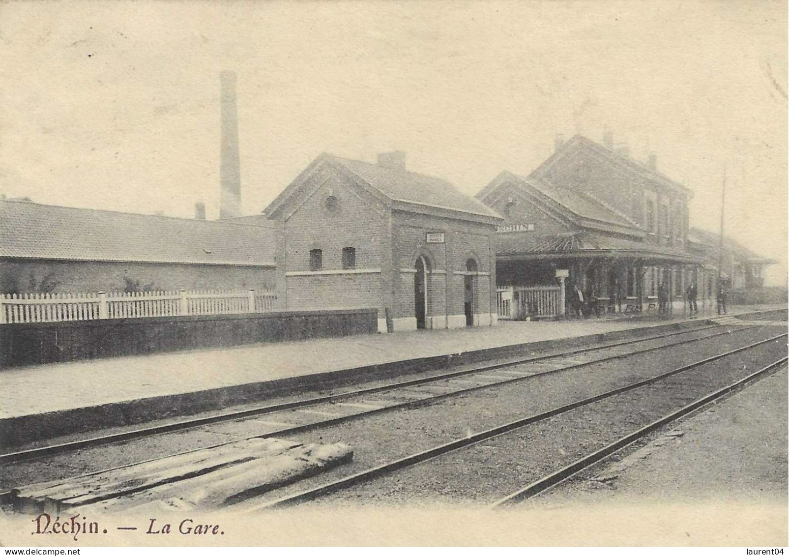 ESTAIMPUIS. NECHIN.  LA GARE. ANIMATION. - Estaimpuis