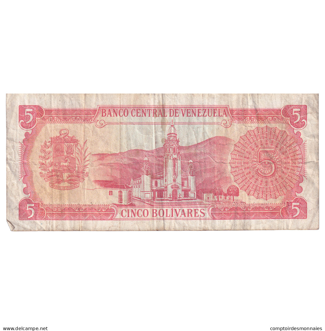 Billet, Venezuela, 5 Bolivares, 1989, 1989-09-21, KM:70b, TB - Venezuela