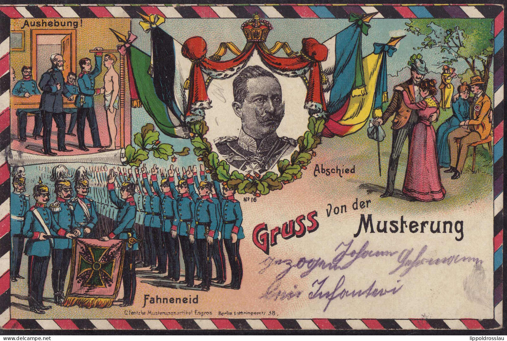 Gest. Musterung 1906 - Guerre 1914-18