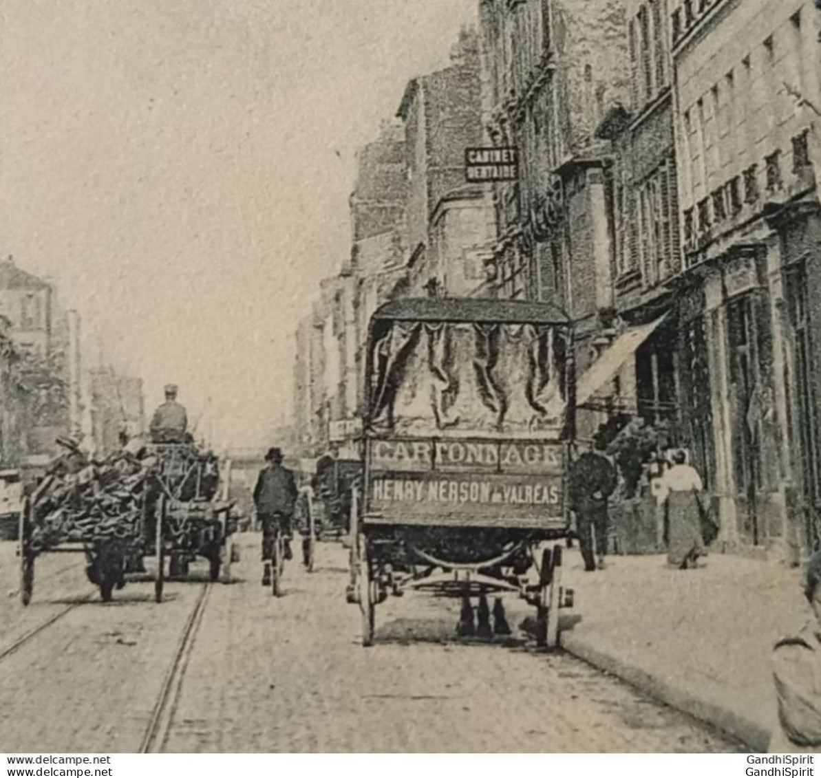 Attelage Du Cartonnage Henry Nerson De Valréas - Rue D'Avron - Tout Paris - Valreas