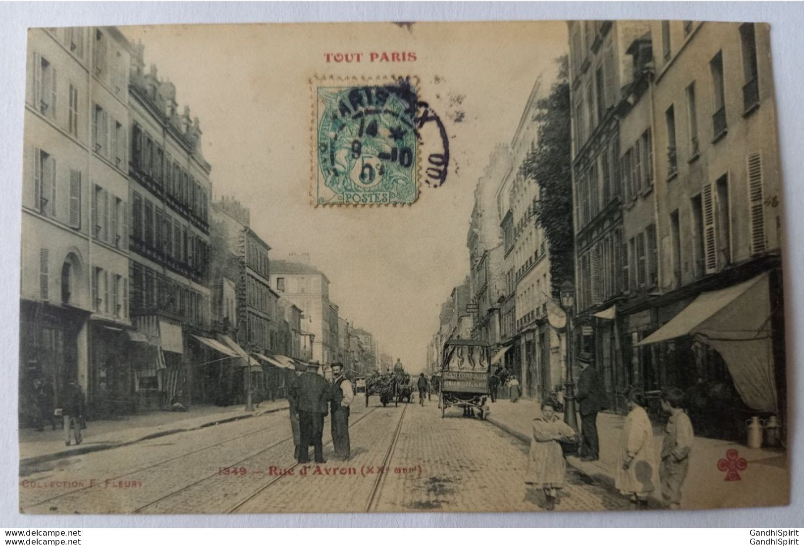 Attelage Du Cartonnage Henry Nerson De Valréas - Rue D'Avron - Tout Paris - Valreas