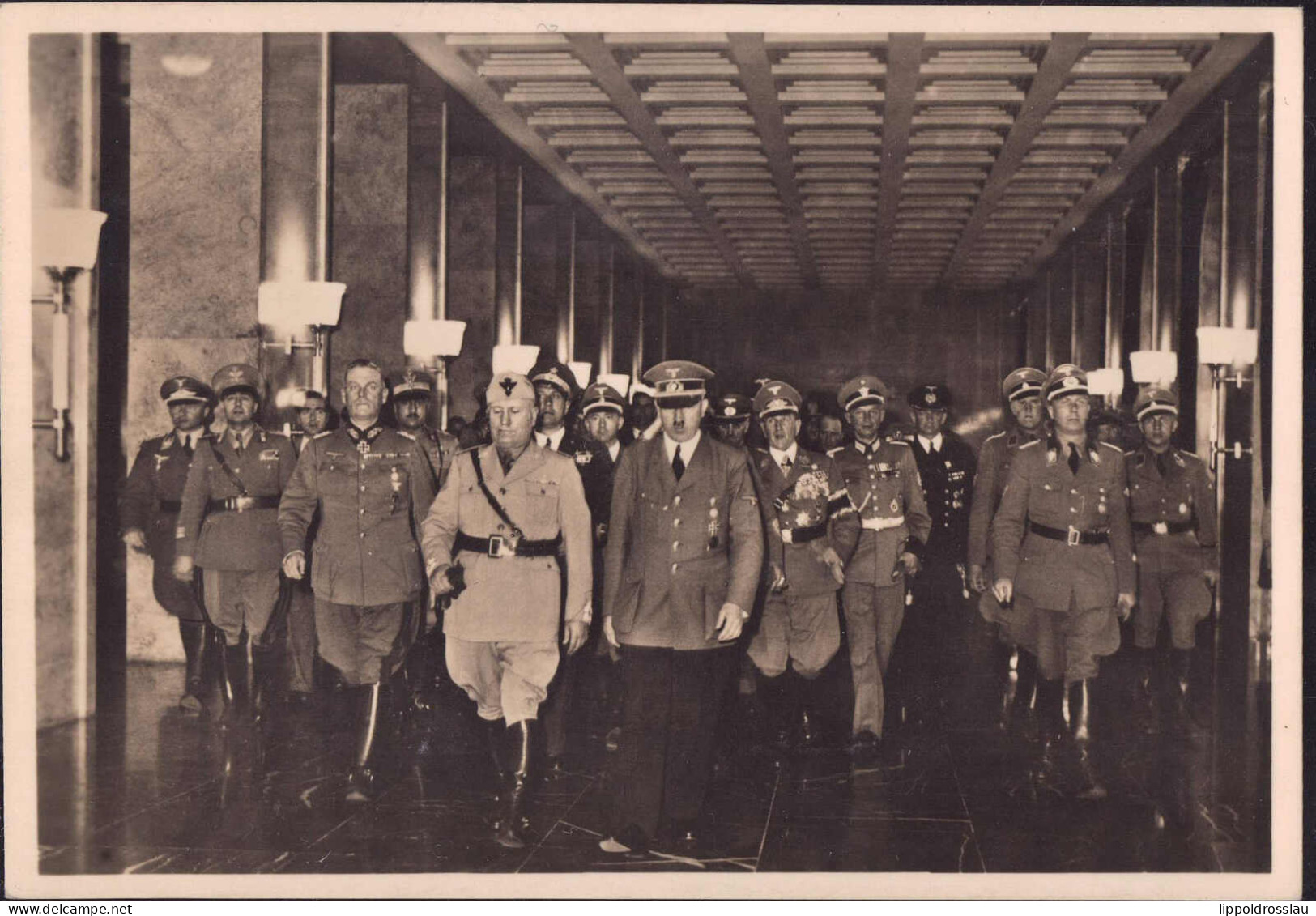 Hitler Und Mussolini SST 1940, Hoffmann M 7 - Weltkrieg 1939-45