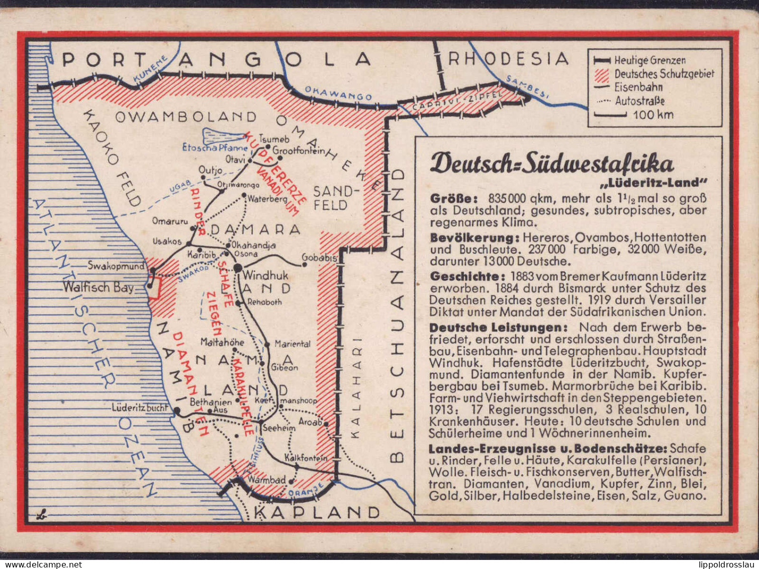 * Deutschland Deine Kolonien Deutsch-Südwestafrika - Guerre 1939-45