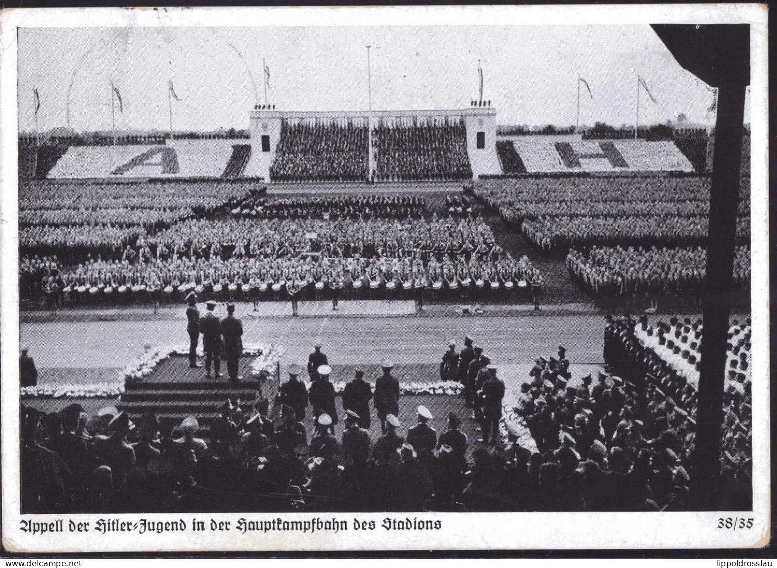 Nürnberg Reichsparteitag 1938 SST Bedarf Appell Der HJ - Guerre 1939-45