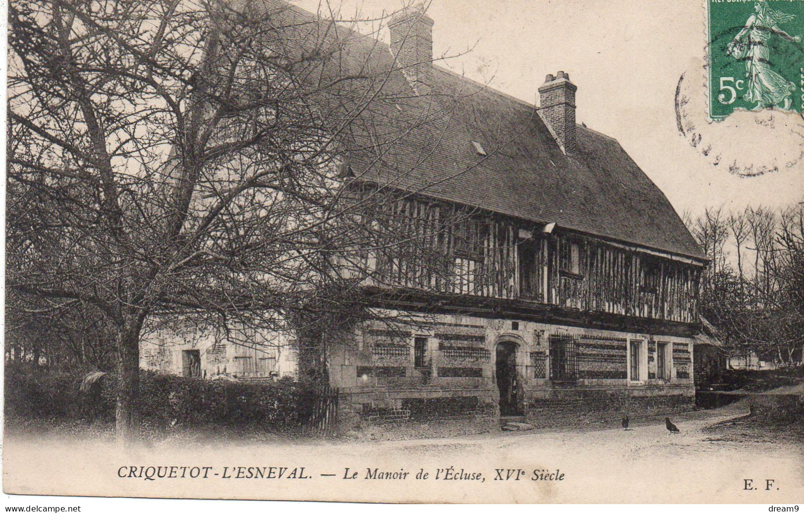 76 CRIQUETOT L'ESNEVAL - Le Manoir Et L'Ecluse - Criquetot L'Esneval