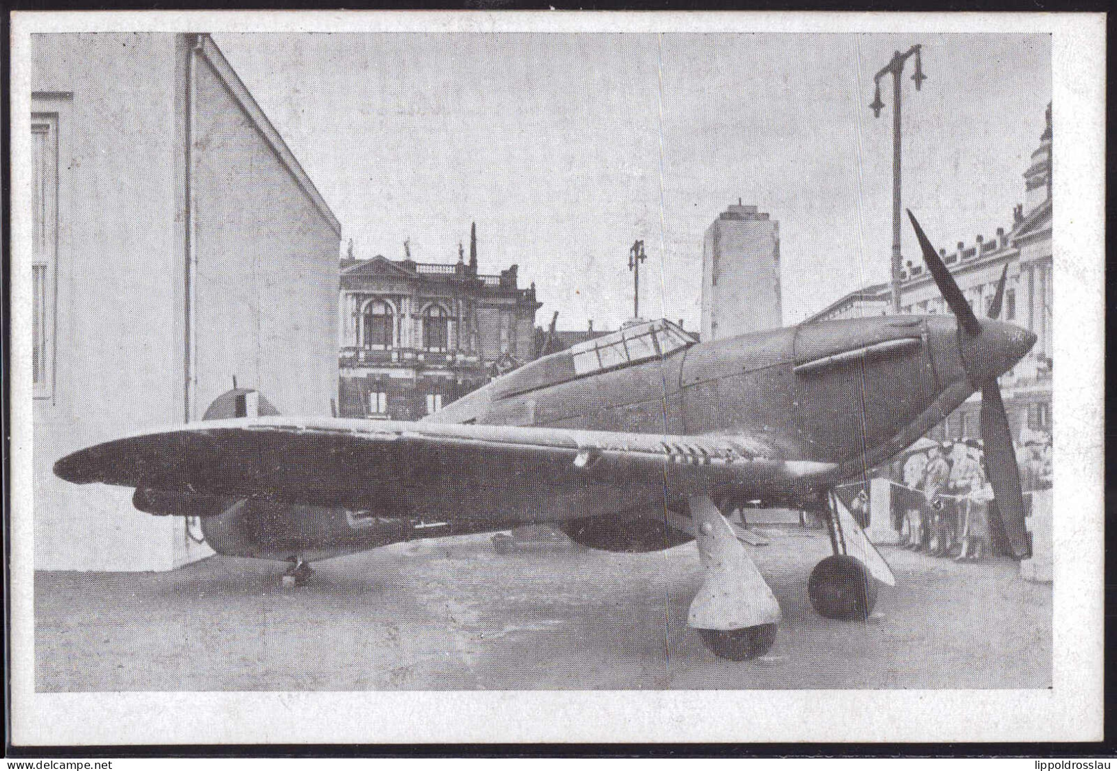 Gest. Leipzig Im Freiheitskampf Erobertes Engl. Flugzeug SST 1940 - War 1939-45