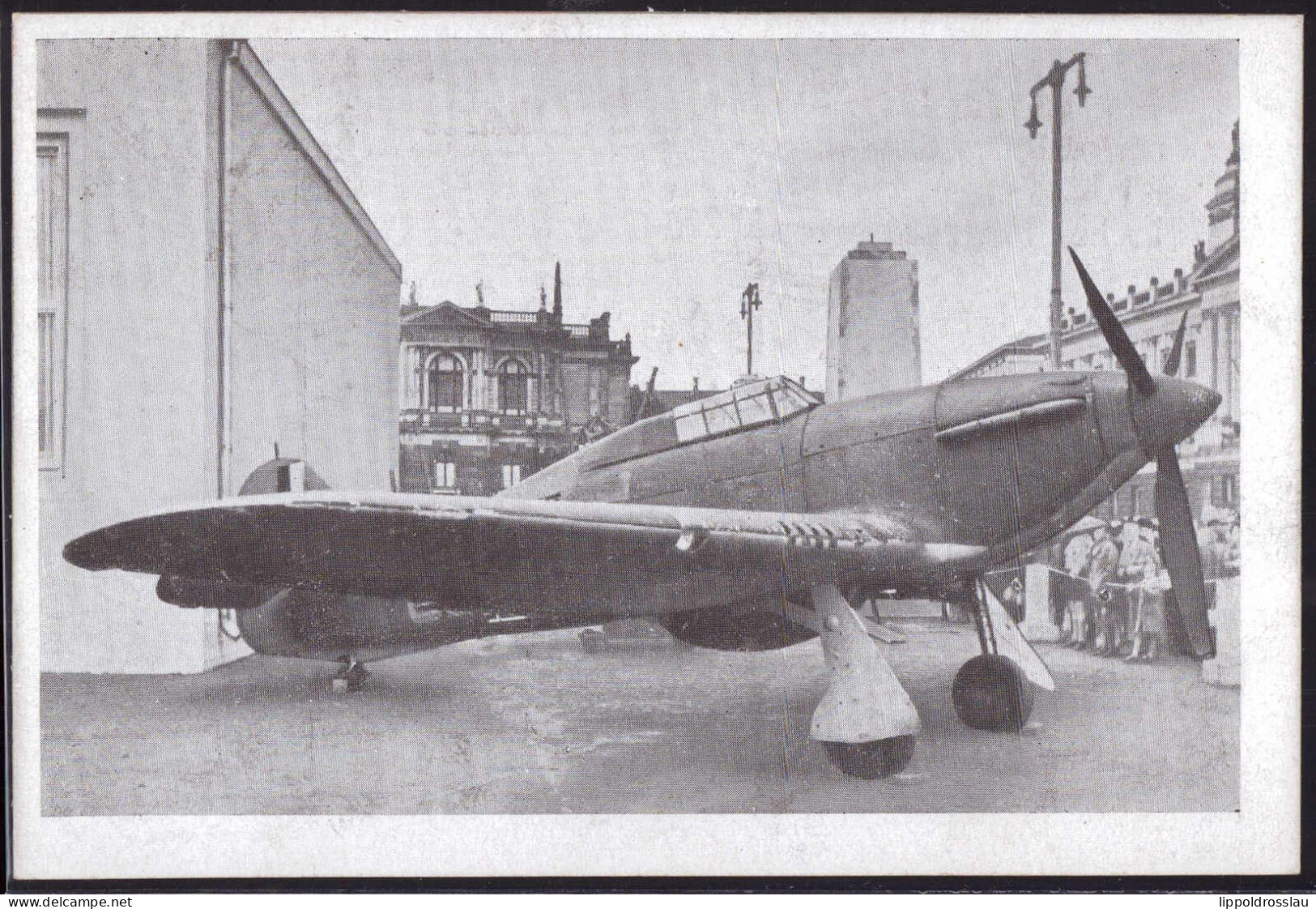 Gest. Leipzig Im Freiheitskampf Erobertes Engl. Flugzeug SST 1940 - Weltkrieg 1939-45