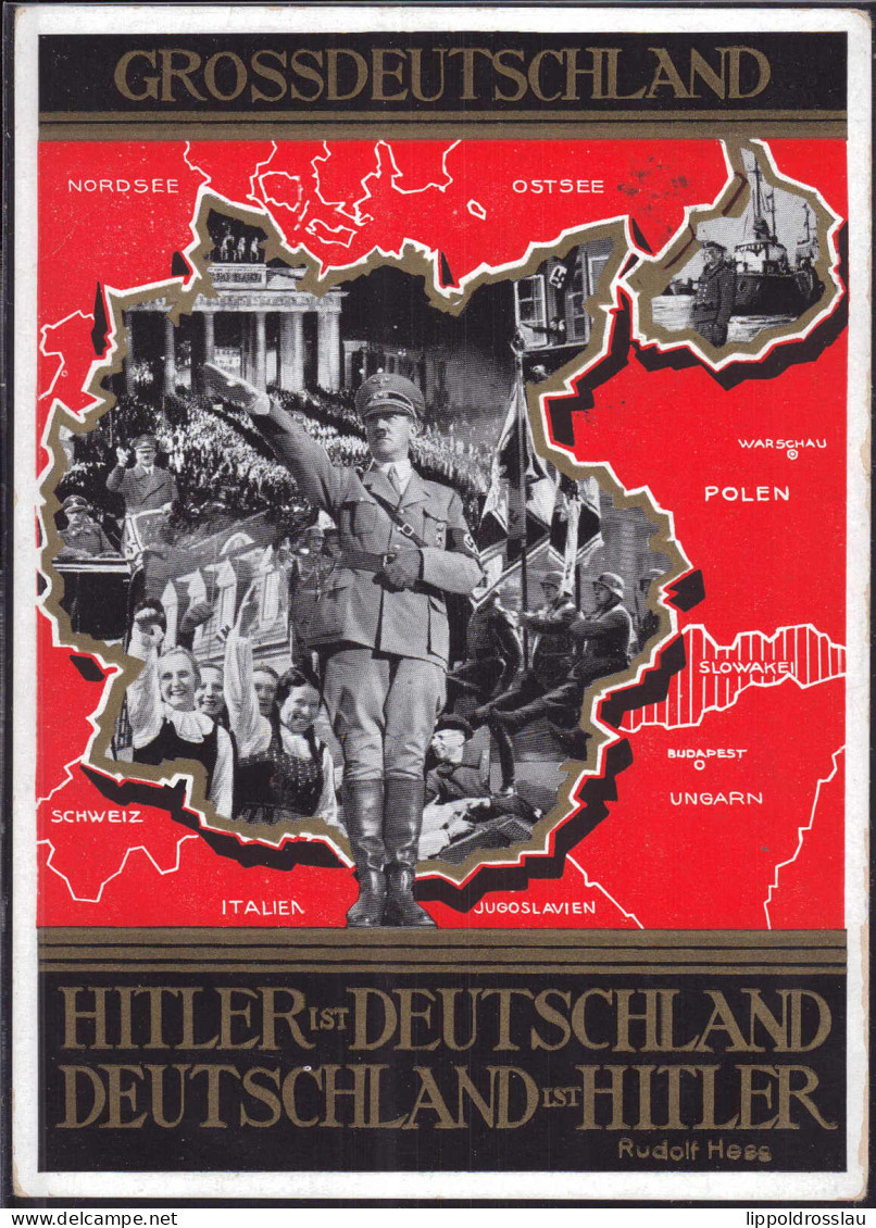 Gest. Hitler Baut Großdeutschland SST 1938 - Guerra 1939-45