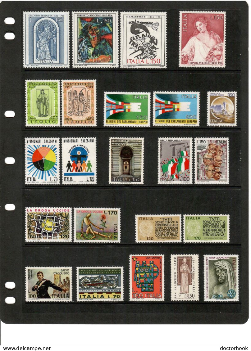 ITALY---Collection Of MINT NEVER HINGED DL-1254 - Collections (sans Albums)