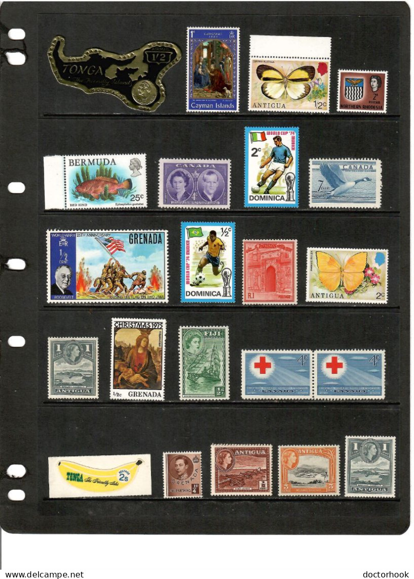 BRITISH COMMONWEALTH---Collection Of MINT NEVER HINGED DL-1255 - Collections (sans Albums)
