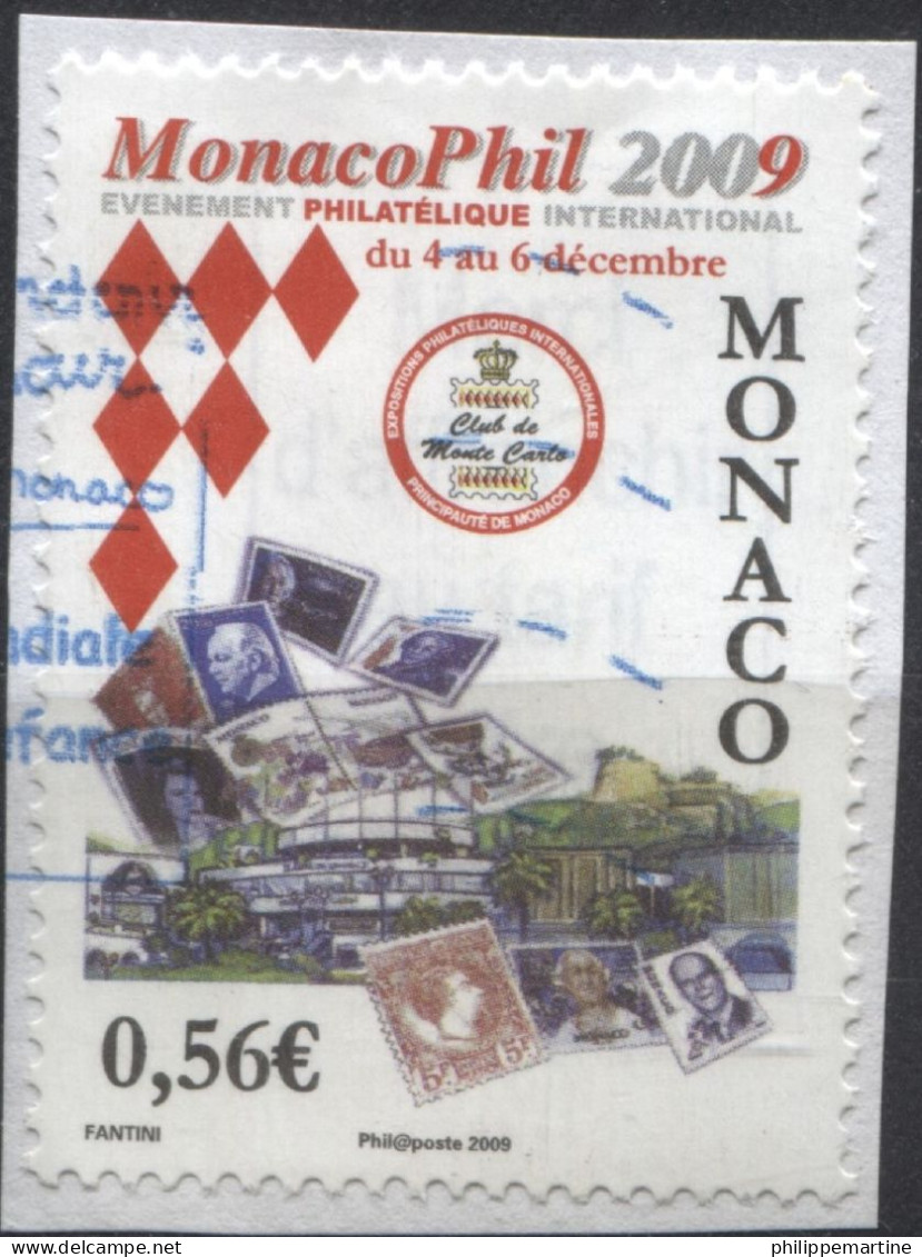 Monaco 2009 - YT 2670  (o) Sur Fragment - Used Stamps